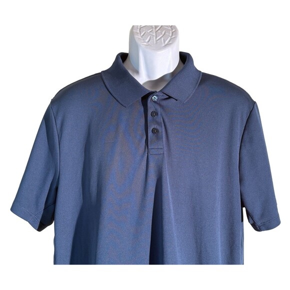 FILA Golf Sport Men's Short Sleeve Button Down Polo Shirt Blue XL - Picture 2 of 5